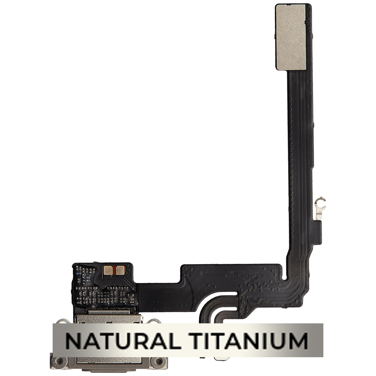 Flex de Puerto de Carga para iPhone 16 Pro (Titanio Natural)