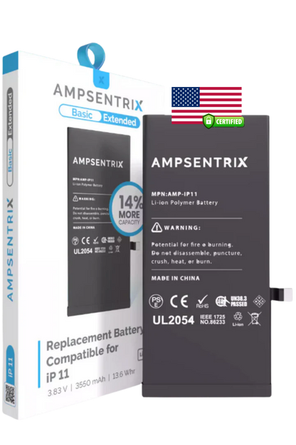 Batería Ampsentrix Extended para iPhone 11