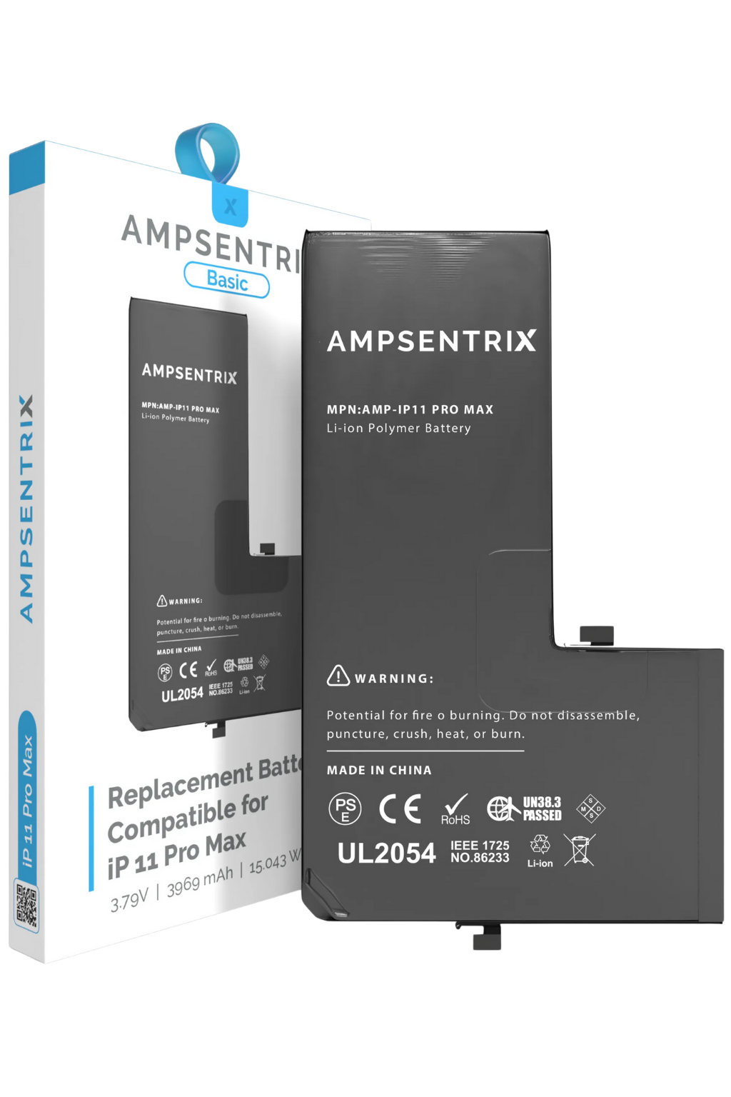 Batería Ampsentrix Basic para iPhone 11 Pro Max