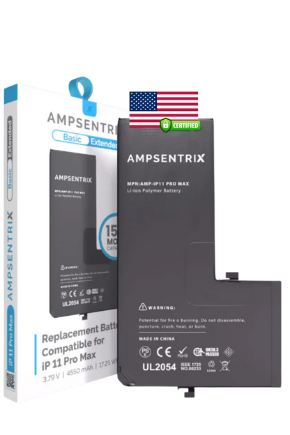 Batería Ampsentrix Extended para iPhone 11 Pro Max