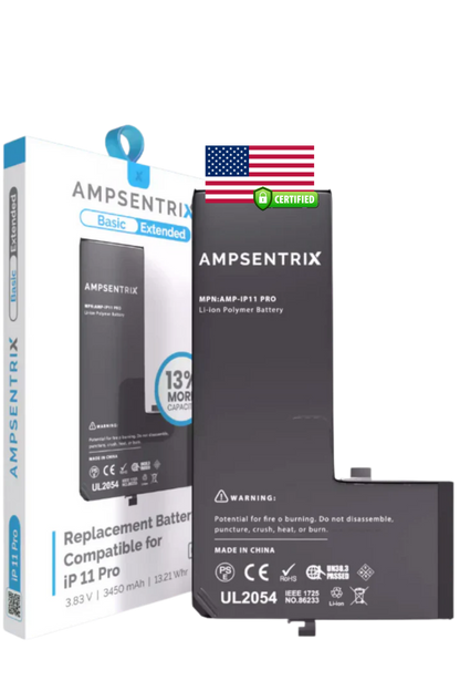 Batería Ampsentrix Extended para iPhone 11 Pro