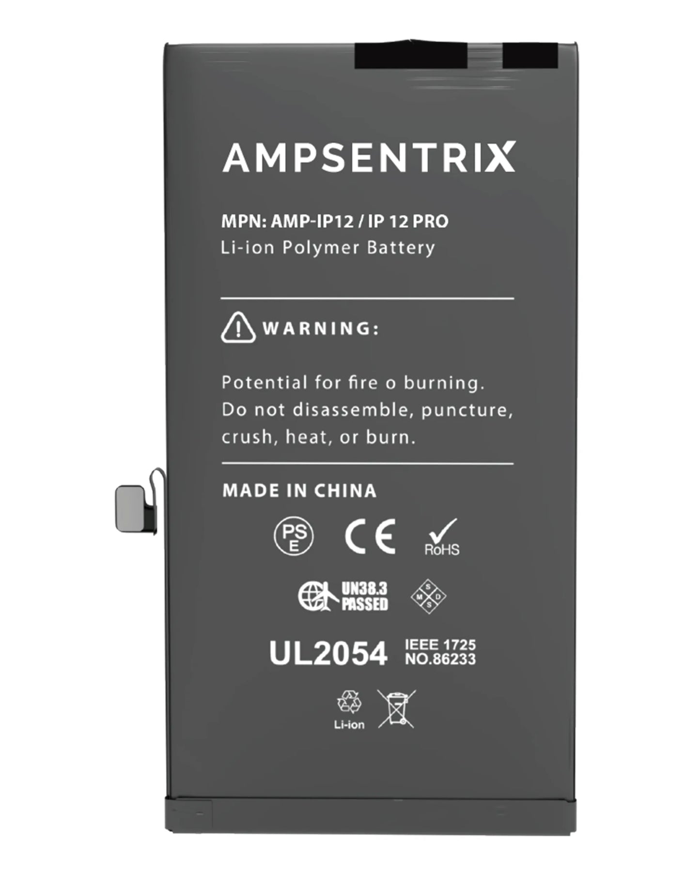 Batería Ampsentrix Plus Extended para iPhone 12