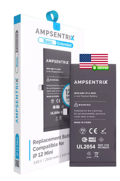 Batería Ampsentrix Extended para iPhone 12 mini