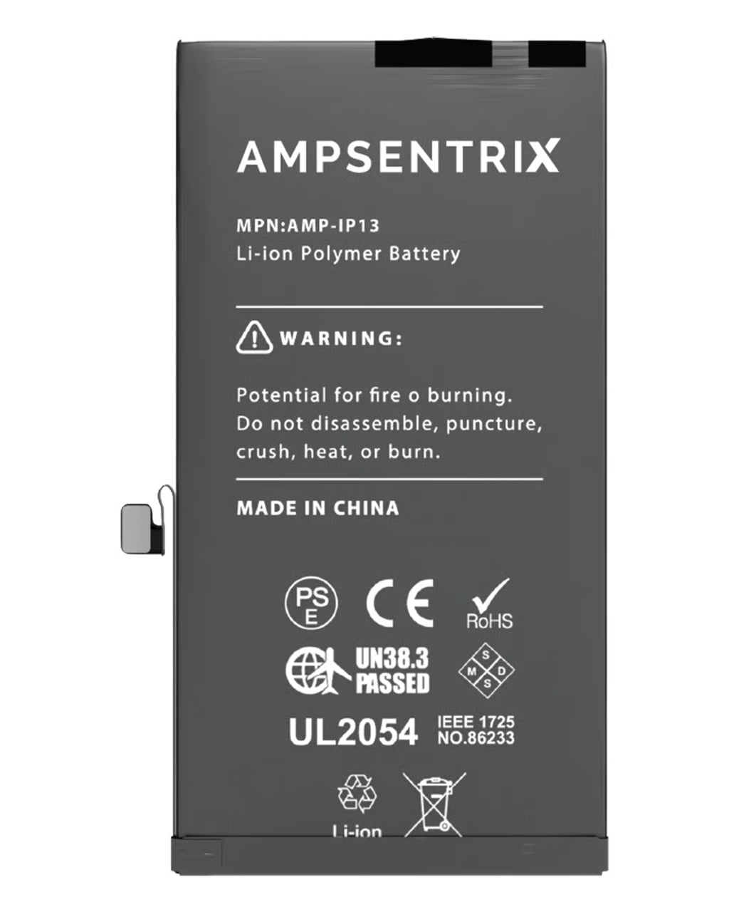 Batería Ampsentrix Plus Extended para iPhone 13