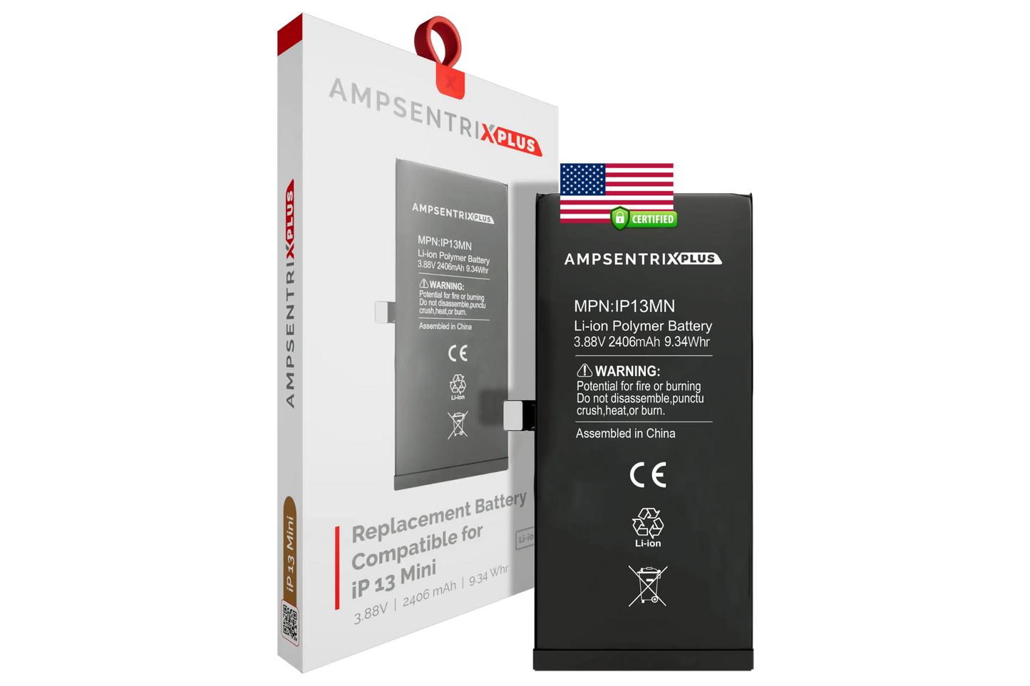 Batería Ampsentrix Plus para iPhone 13 mini