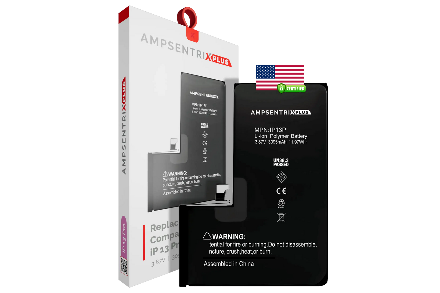 Batería Ampsentrix Plus para iPhone 13 Pro