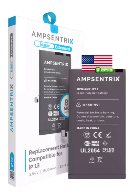 Batería Ampsentrix Extended para iPhone 13