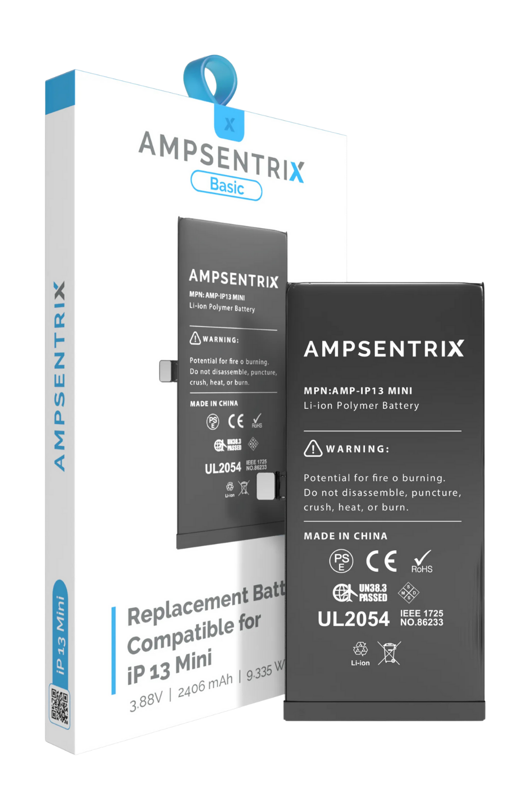 Batería Ampsentrix Basic para iPhone 13 mini