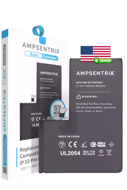 Batería Ampsentrix Extended para iPhone 13 Pro Max