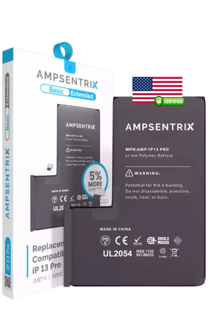 Batería Ampsentrix Extended para iPhone 13 Pro