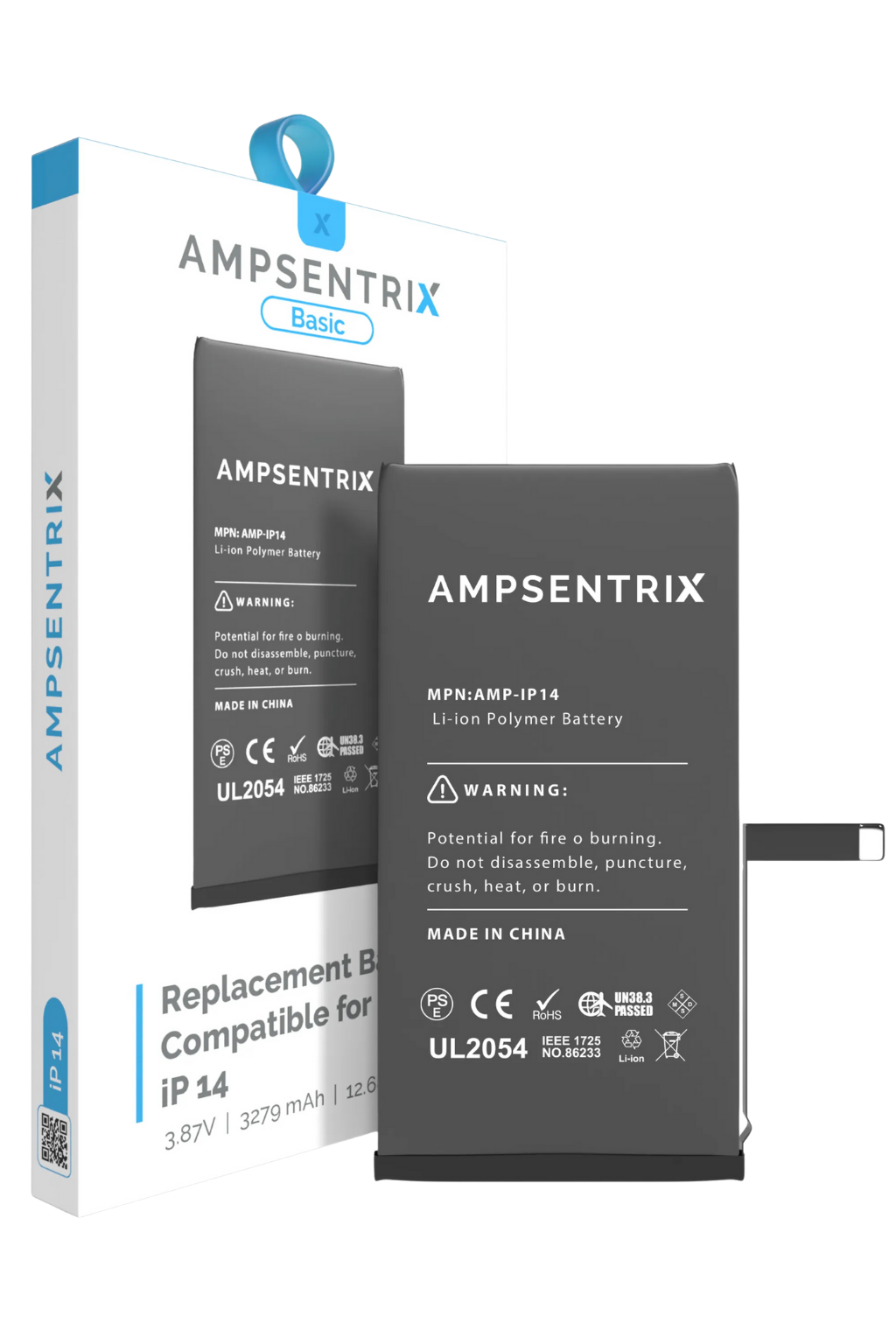 Batería Ampsentrix Basic para iPhone 14