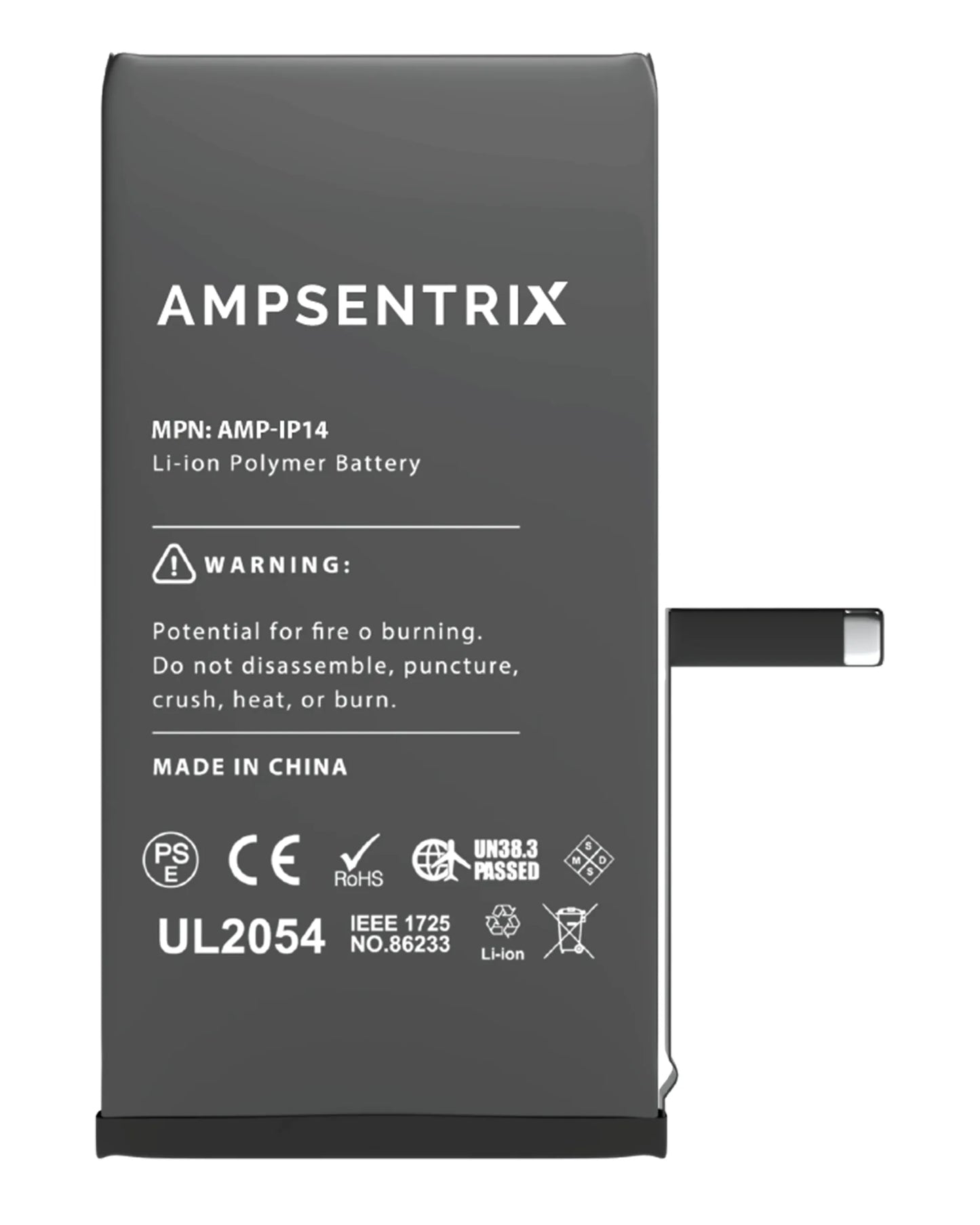 Batería Ampsentrix Plus Extended para iPhone 14