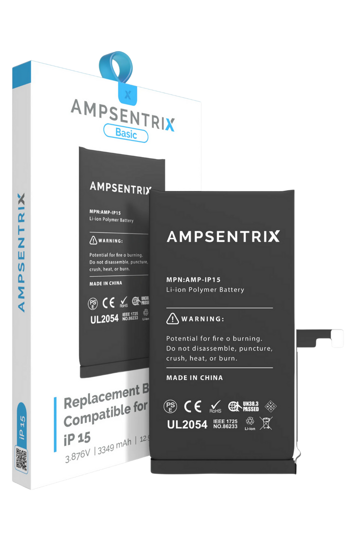 Batería Ampsentrix Basic para iPhone 15
