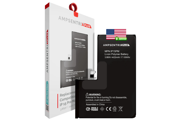 Batería Ampsentrix Plus para iPhone 15 Pro Max