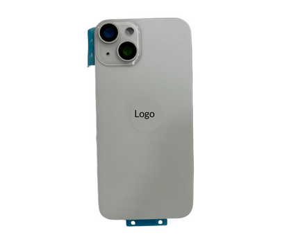 Tapa Trasera Con Lentes E Imanes Iphone 15 Plus Blanco