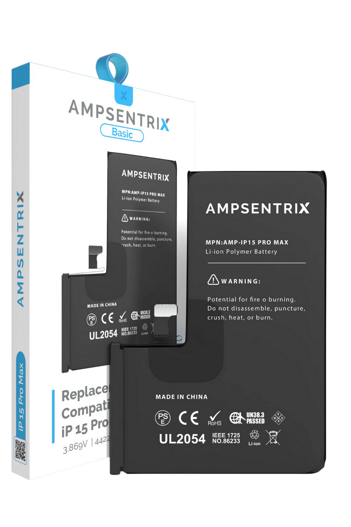 Batería Ampsentrix Basic para iPhone 15 Pro Max
