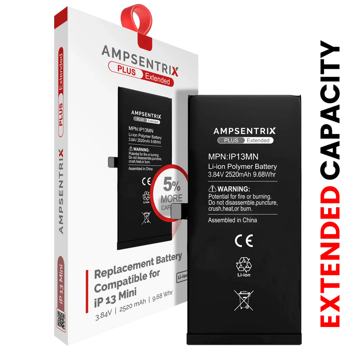 Batería Ampsentrix Plus Extended para iPhone 13 mini