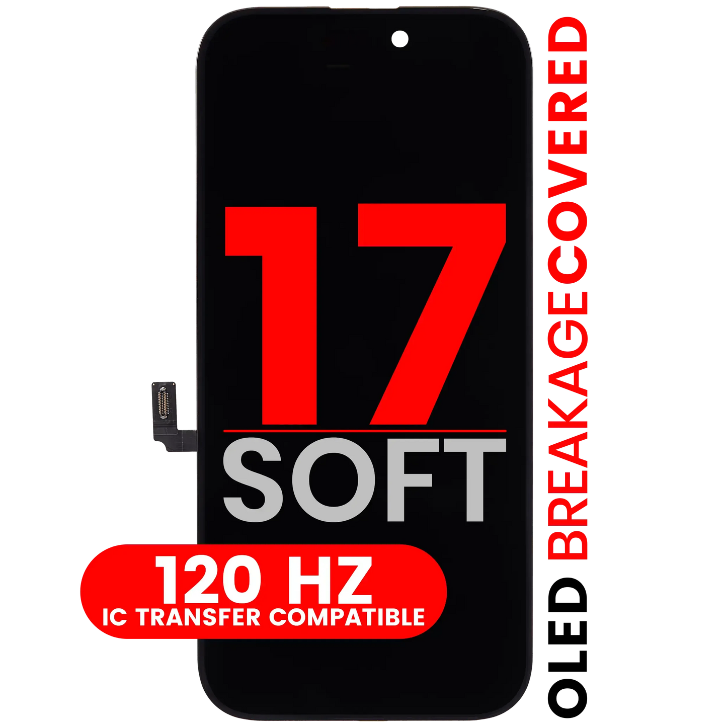 Display / Pantalla Ampsentrix Oled Para iPhone  17