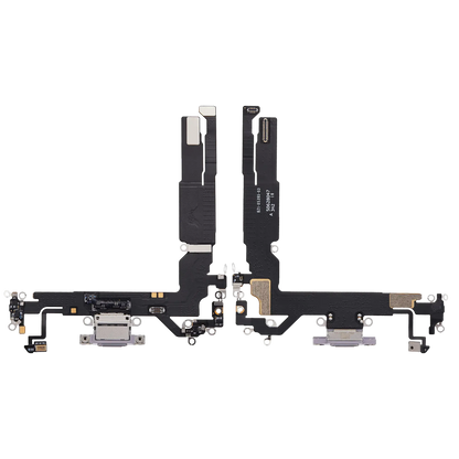 Flex de Puerto de Carga para iPhone 17 — OEM Original (Lavanda)