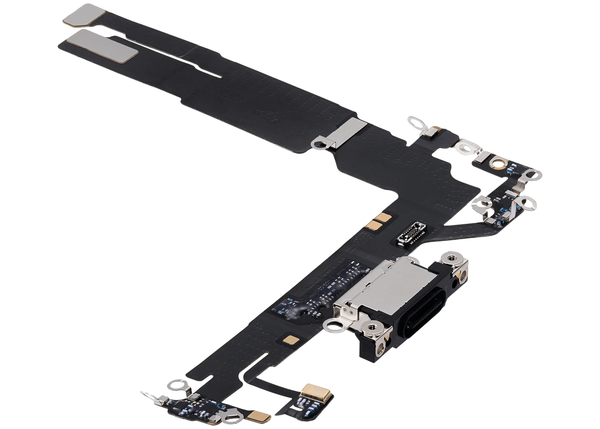 Flex de Puerto de Carga para iPhone 16 — OEM Original (Negro)