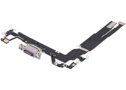 Flex de Puerto de Carga para iPhone 17 — OEM Original (Lavanda)