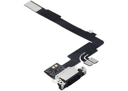Flex de Puerto de Carga para iPhone 16 Pro Max — Plus (Titanio Negro)