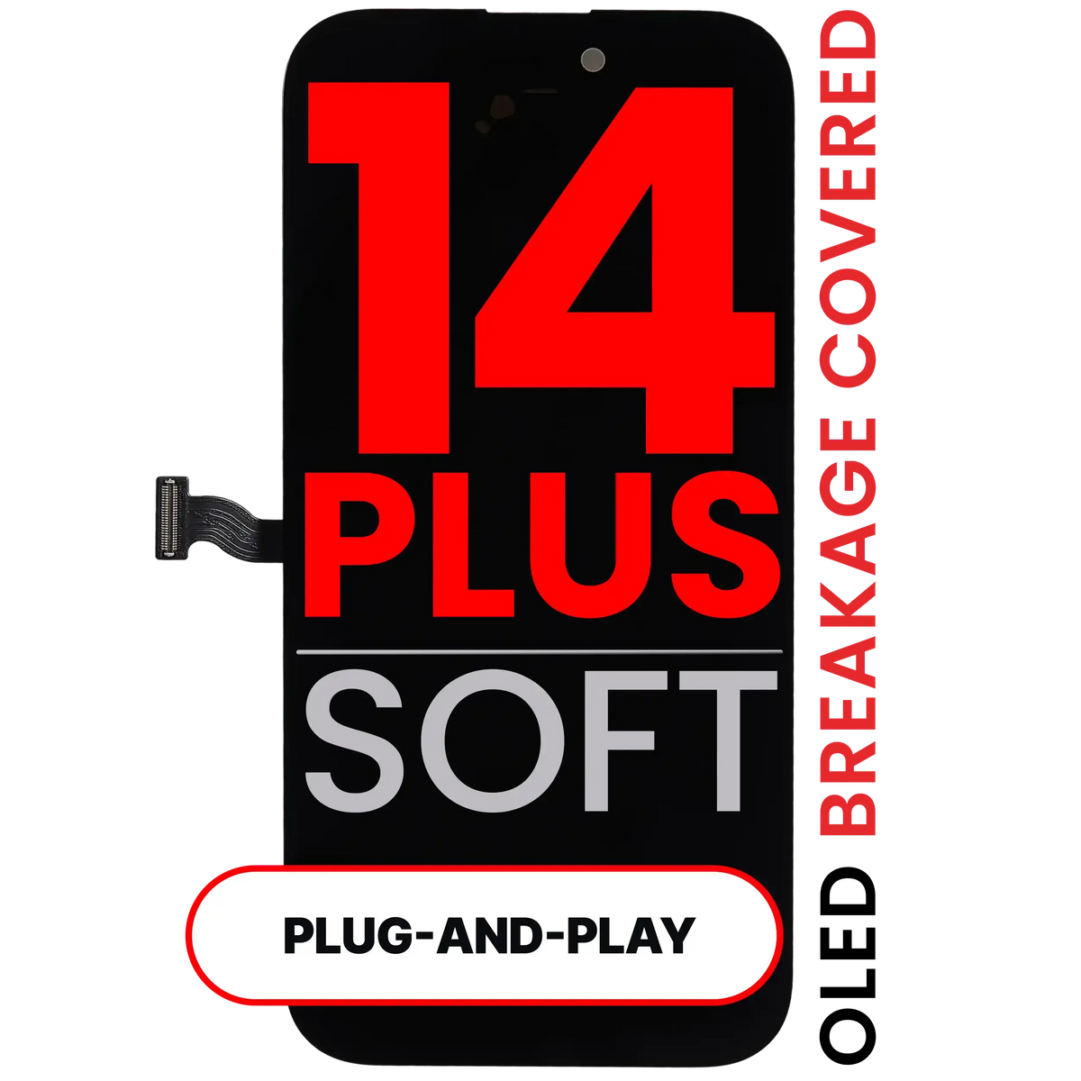 OLED Assembly For iPhone 14 Plus (Aftermarket Pro: XO7 3.0 Soft)