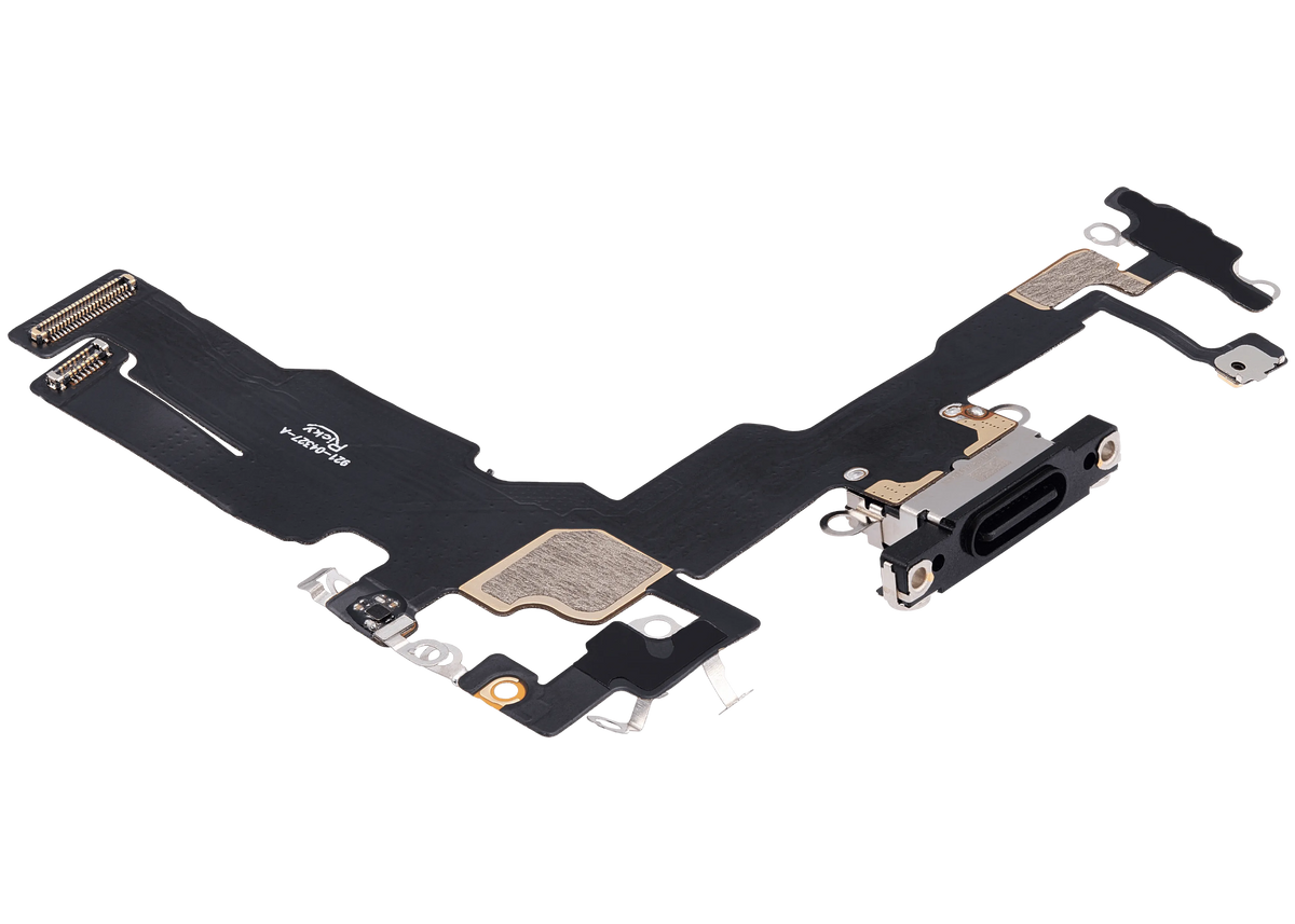 Flex de Puerto de Carga para iPhone 15 — Plus (Negro)