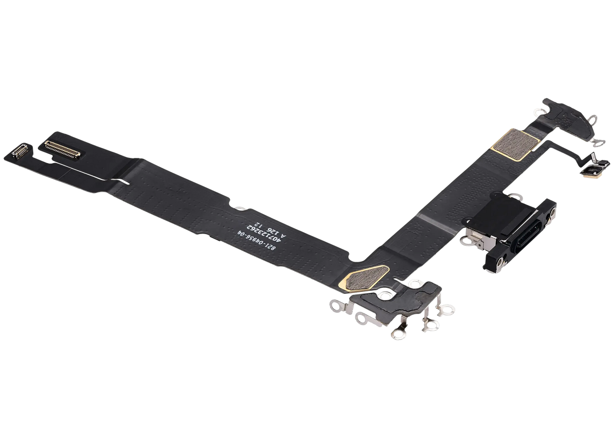 Flex de Puerto de Carga para iPhone 16 Plus — OEM Original (Negro)