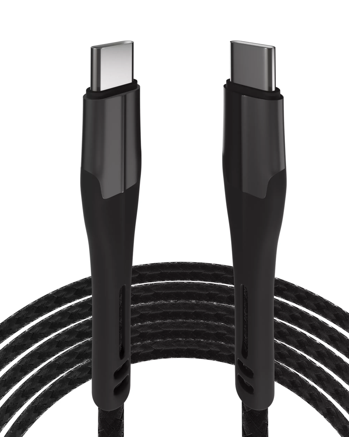 Cable AmpSentrix Alpha USB-C a USB-C (1m / 3ft) — Negro