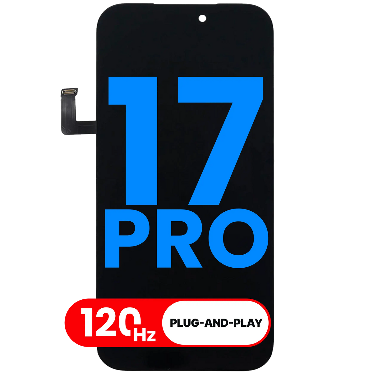 Pantalla LCD  Autoprogramable para iPhone 17 Pro (Repuesto: AQ7 3.0) (120 Hz)
