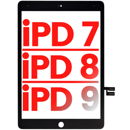 Táctil (Digitalizador) para iPad 7 / 8 / 9 (2019-2021) — Negro