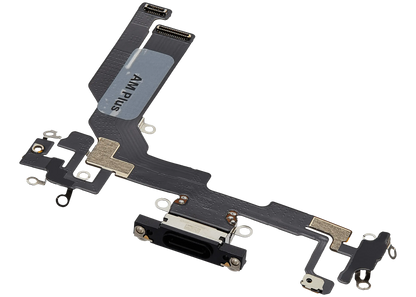 Flex de Puerto de Carga para iPhone 16e / 17e — Plus (Negro)
