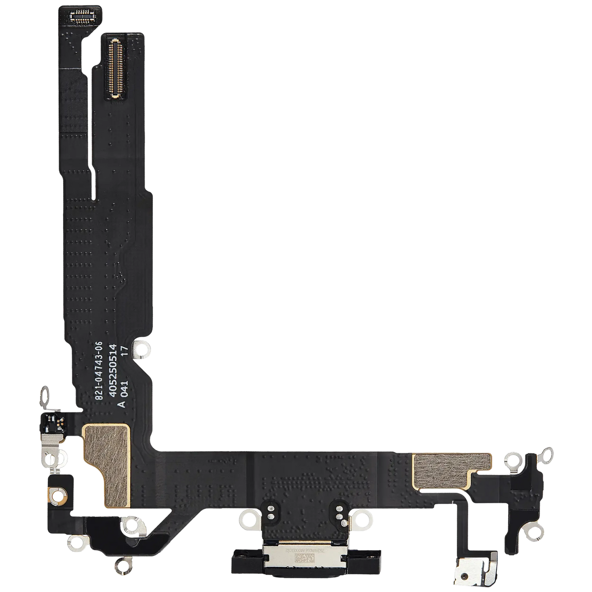 Flex de Puerto de Carga para iPhone 16 — OEM Original (Negro)
