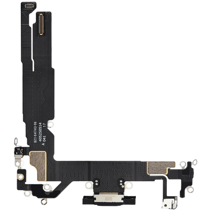 Flex de Puerto de Carga para iPhone 16 — OEM Original (Negro)