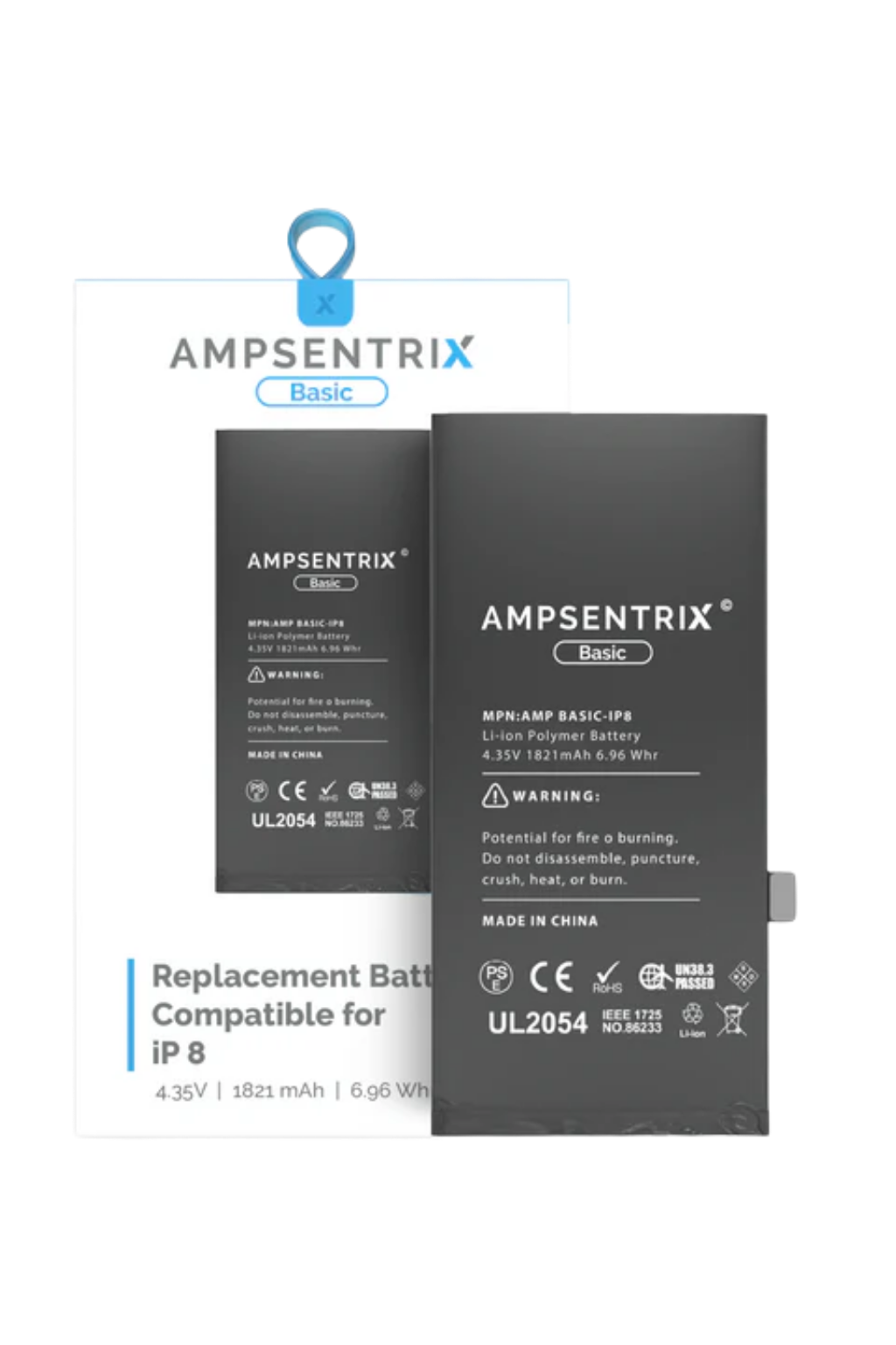 Batería Ampsentrix Basic para iPhone 8