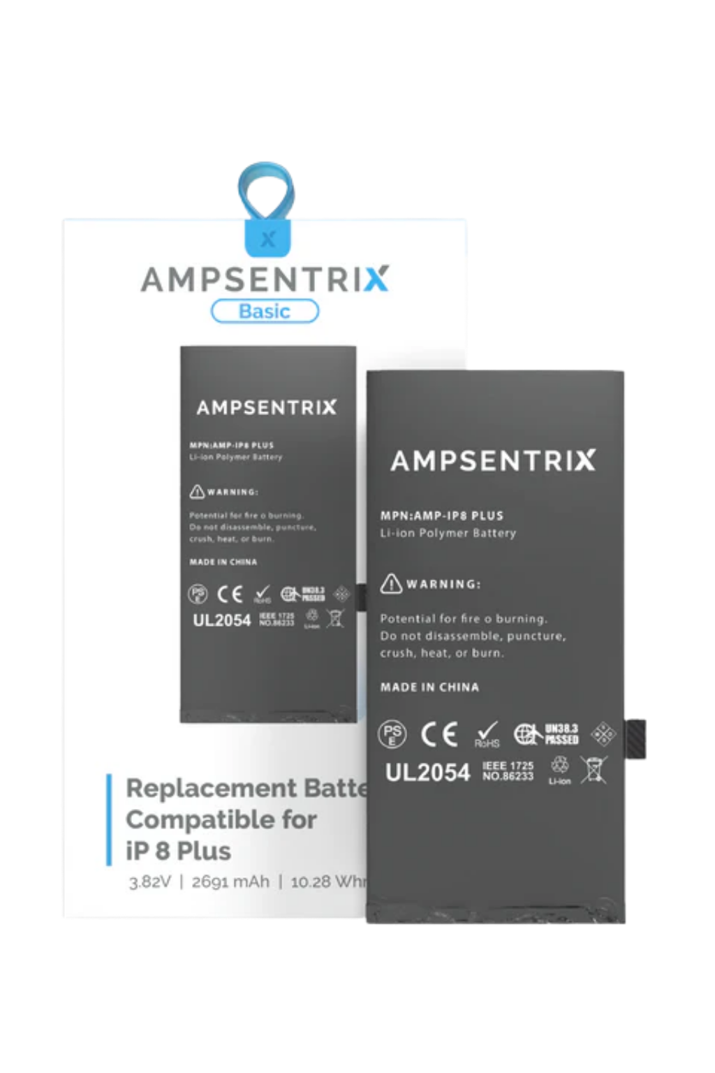 Batería Ampsentrix Basic para iPhone 8 Plus