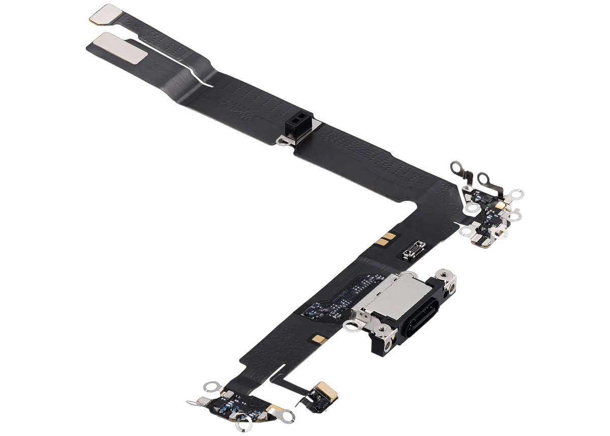 Flex de Puerto de Carga para iPhone 16 Plus — OEM Original (Negro)