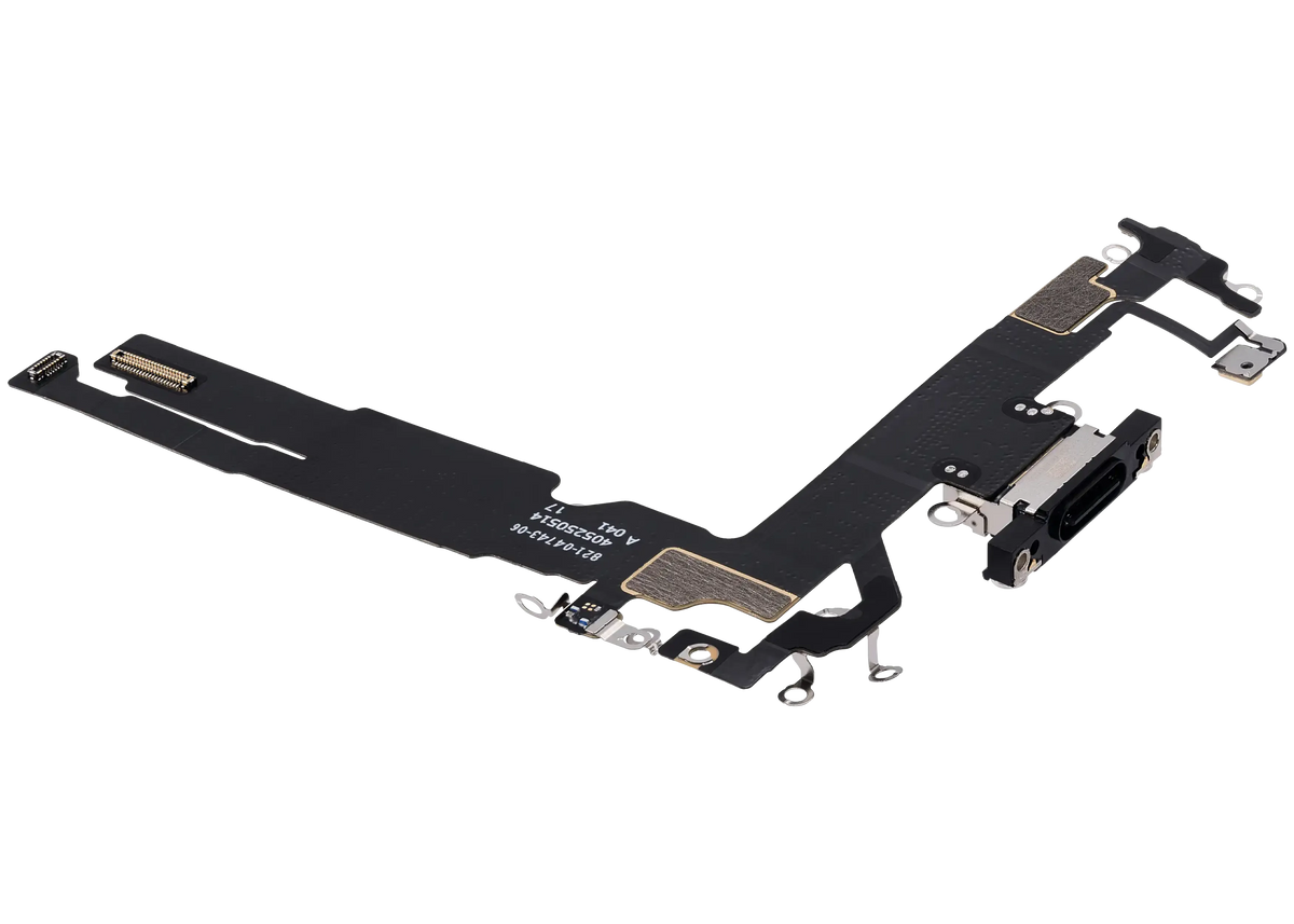 Flex de Puerto de Carga para iPhone 16 — OEM Original (Negro)