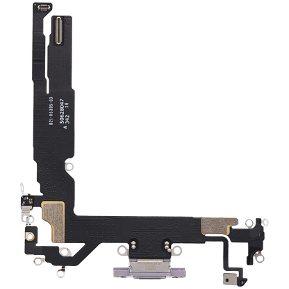 Flex de Puerto de Carga para iPhone 17 — OEM Original (Lavanda)