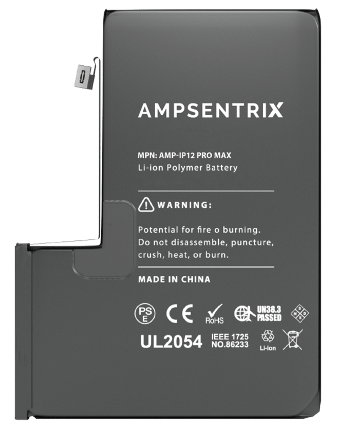 Batería Ampsentrix Extended para iPhone 12 Pro Max