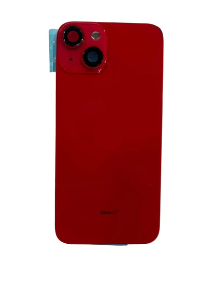 Tapa Trasera Con Lentes E Imanes Iphone 14 Rojo