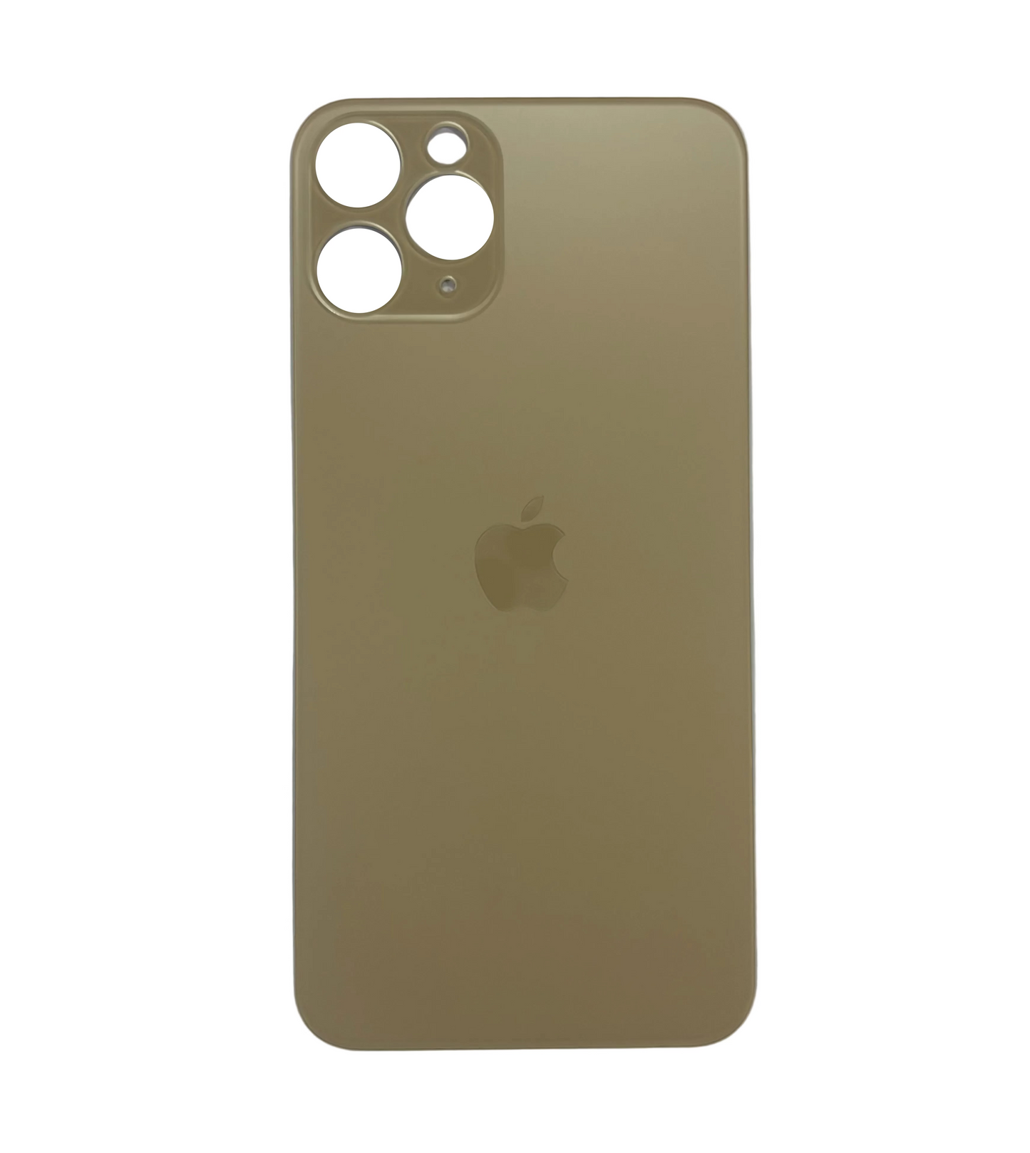 Tapa Trasera de Cristal Aro Grande para iPhone 11 Pro Dorado