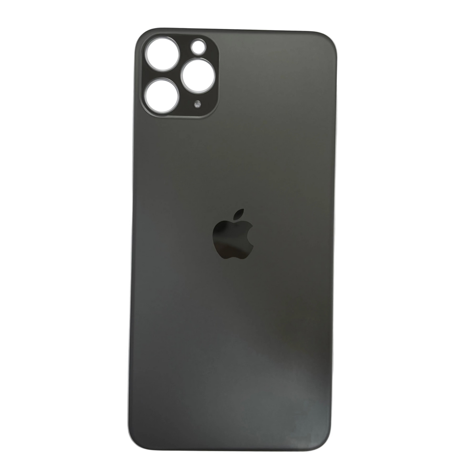 Tapa Trasera de Cristal Aro Grande para iPhone 11 Pro Max Negro