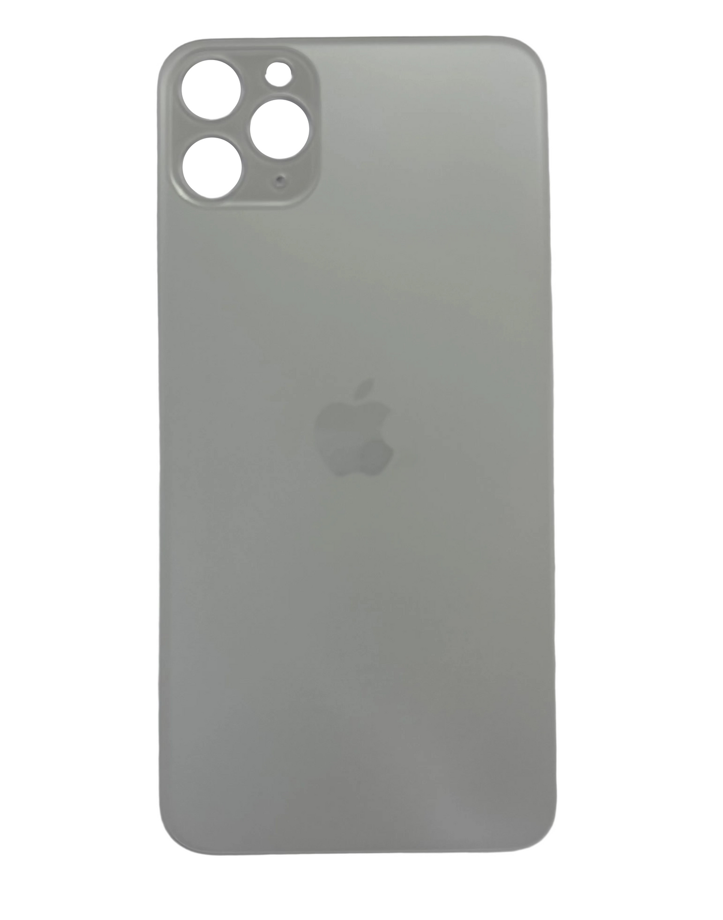 Tapa Trasera de Cristal Aro Grande para iPhone 11 Pro Max Blanco