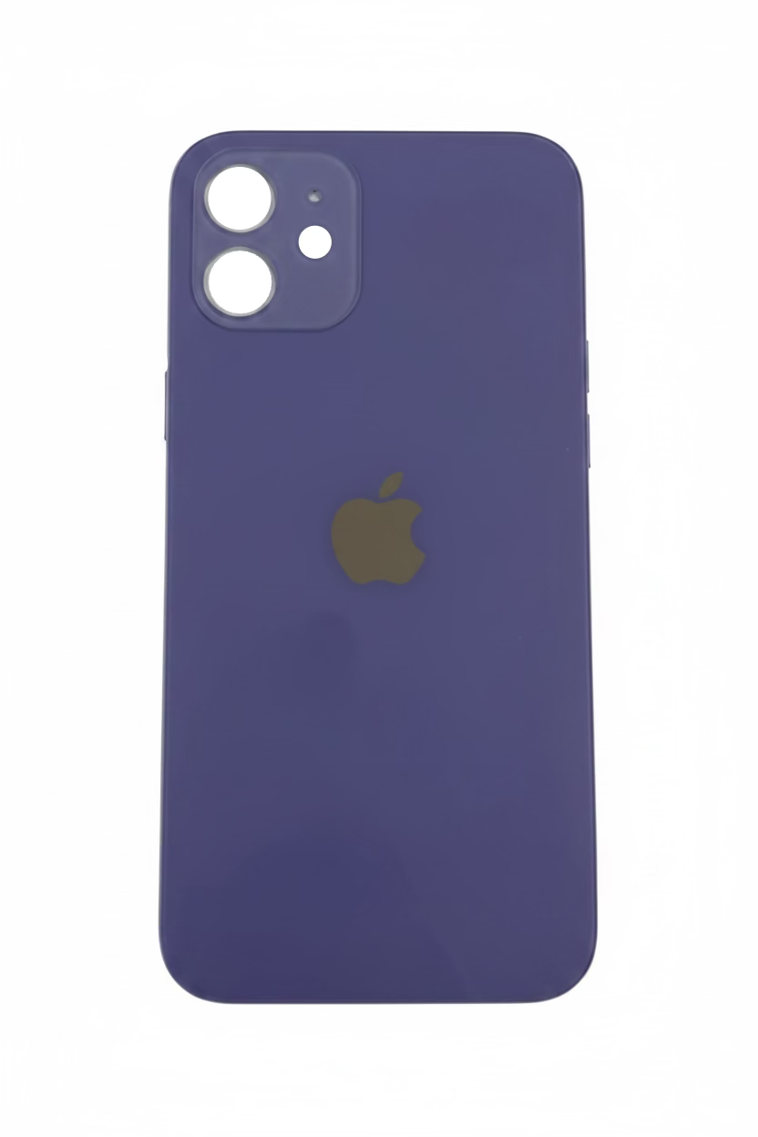 Tapa Trasera de Cristal Aro Grande para iPhone 12 Lila