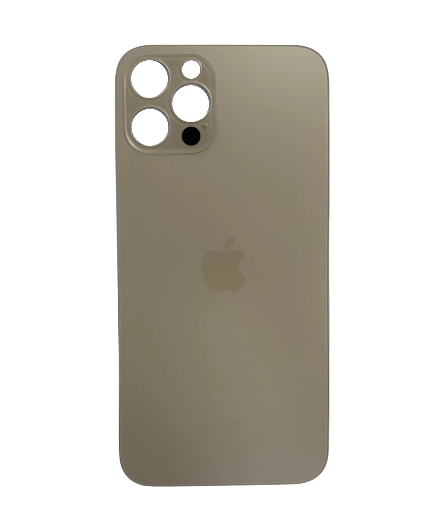 Tapa Trasera de Cristal Aro Grande para iPhone 12 Pro Dorado