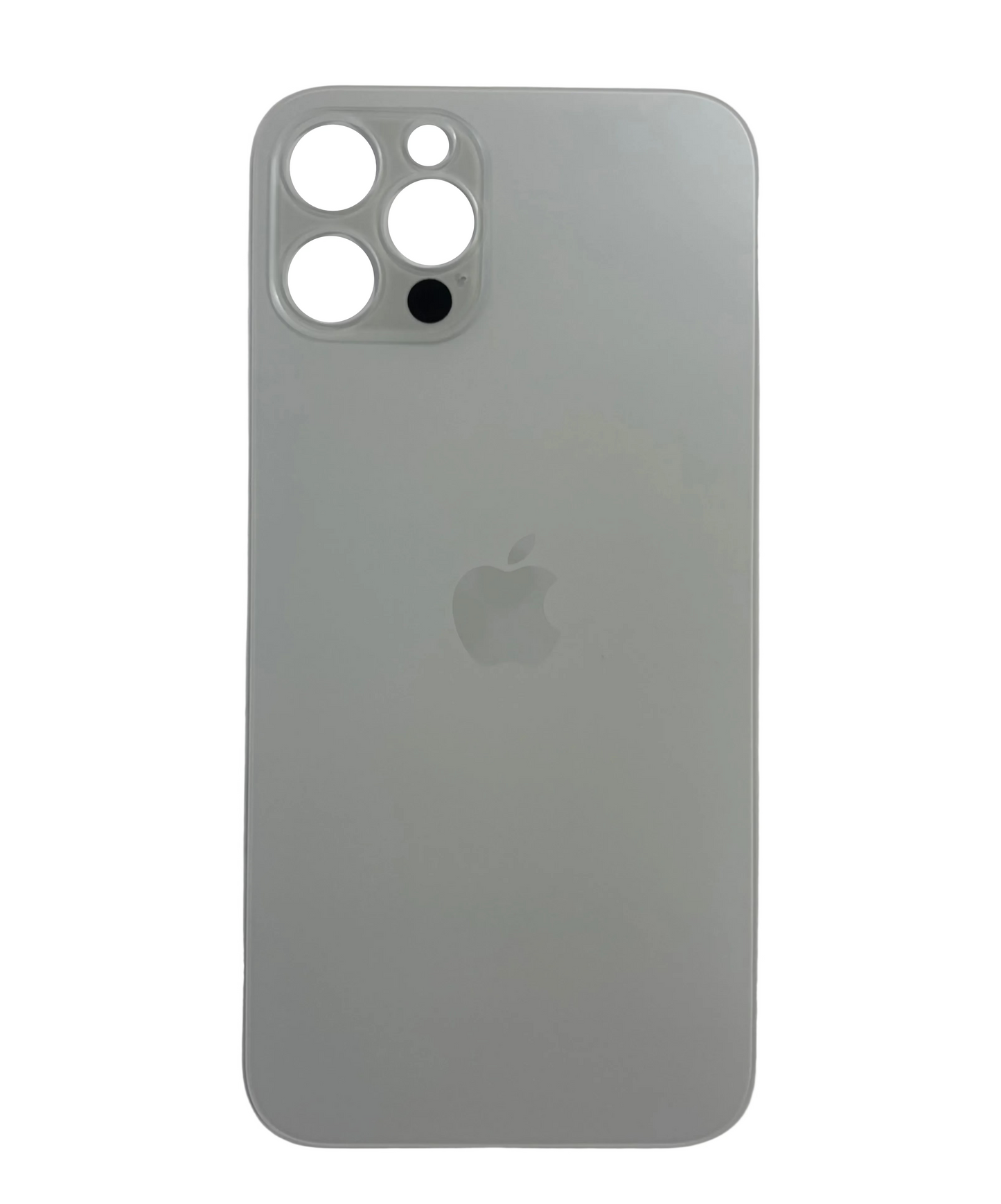 Tapa Trasera de Cristal Aro Grande para iPhone 12 Pro Blanco