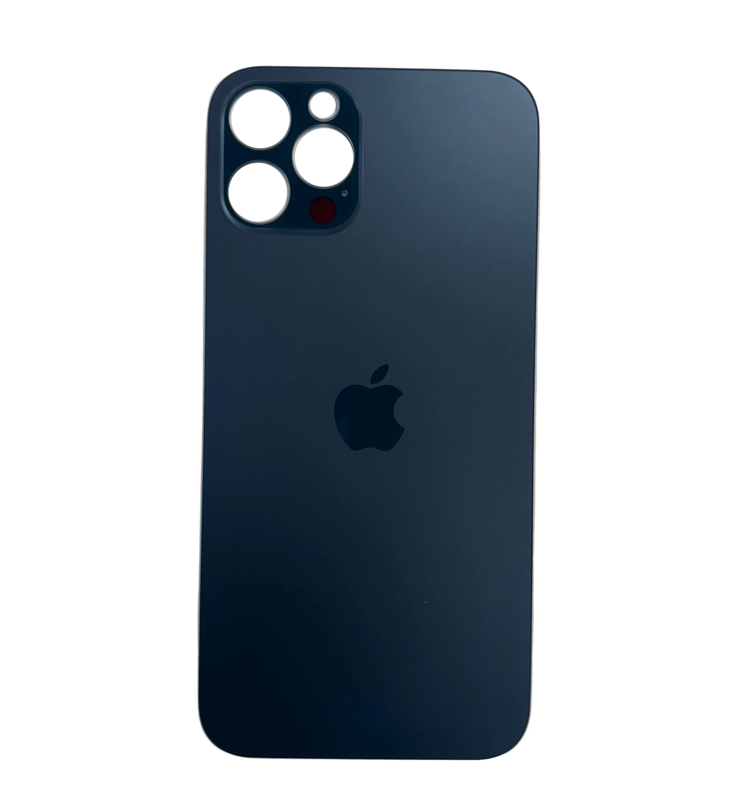 Tapa Trasera de Cristal Aro Grande para iPhone 12 Pro Azul
