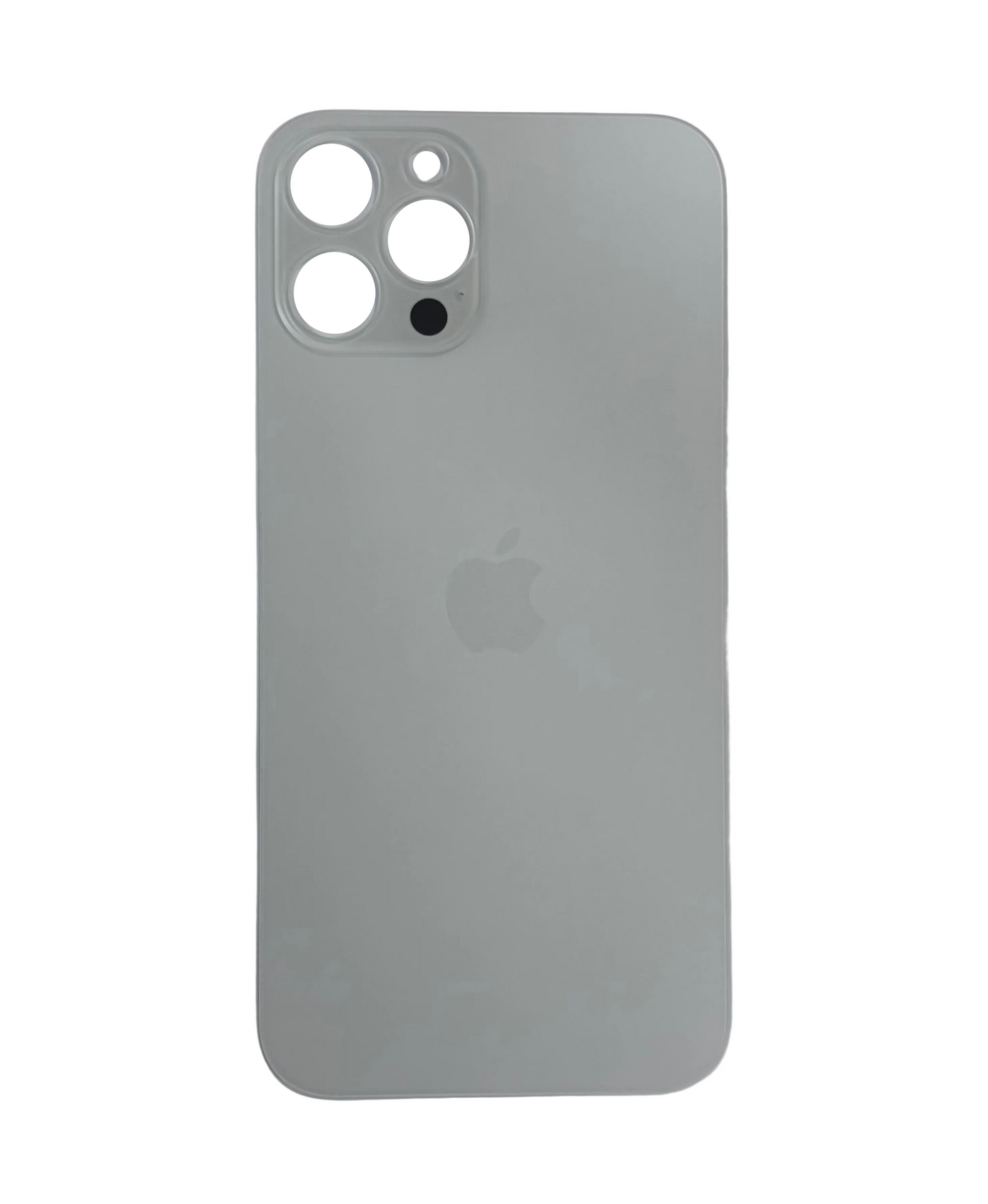 Tapa Trasera de Cristal Aro Grande para iPhone 12 Pro Max Blanco